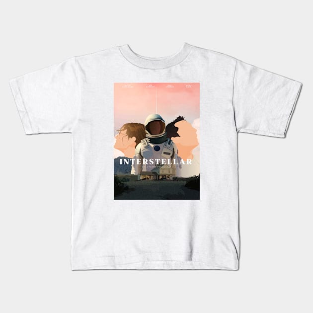 interstellar Kids T-Shirt by nelkrshop